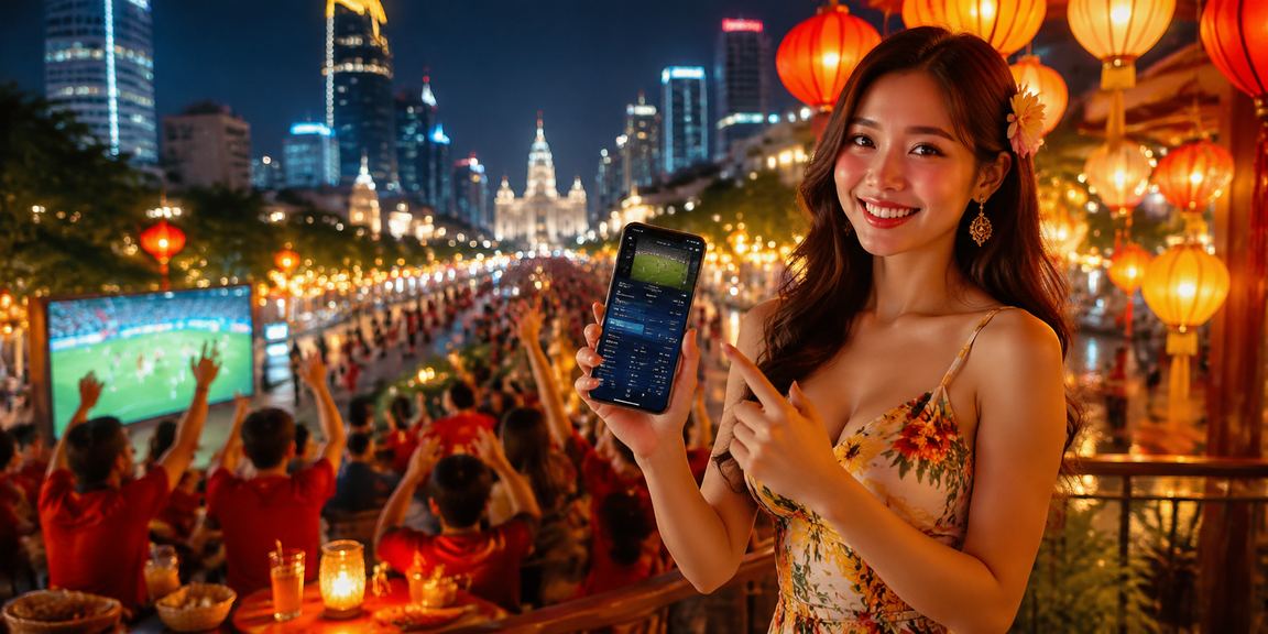 Người dùng tại TP. Hồ Chí Minh đặt cược esports trong không khí lễ hội đèn lồng